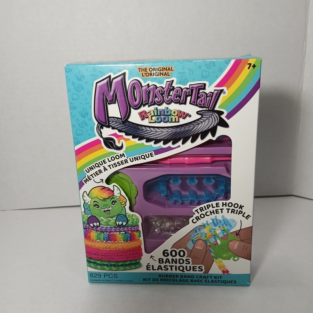 Rainbow Loom Monster Tail Rubber Band Craft Kit New Ages 7+